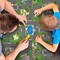 Sorbus Interlocking Traffic Puzzle Play Mat - Fun for bedroom, playroom, nursery, indoor playground, interactive display, and more (9 Tiles)